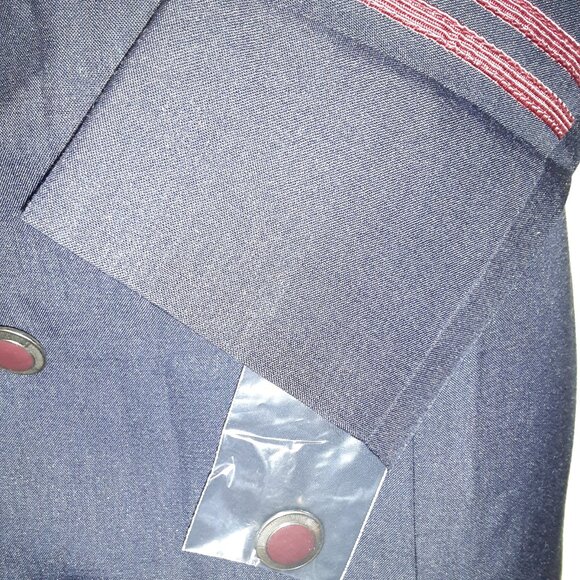 New Vintage 1999 Y2K United Airlines Uniform Dress * LS 4R * See Measurements - Picture 7 of 10